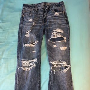 Boyfriend Jeans Size 0-short American Eagle
